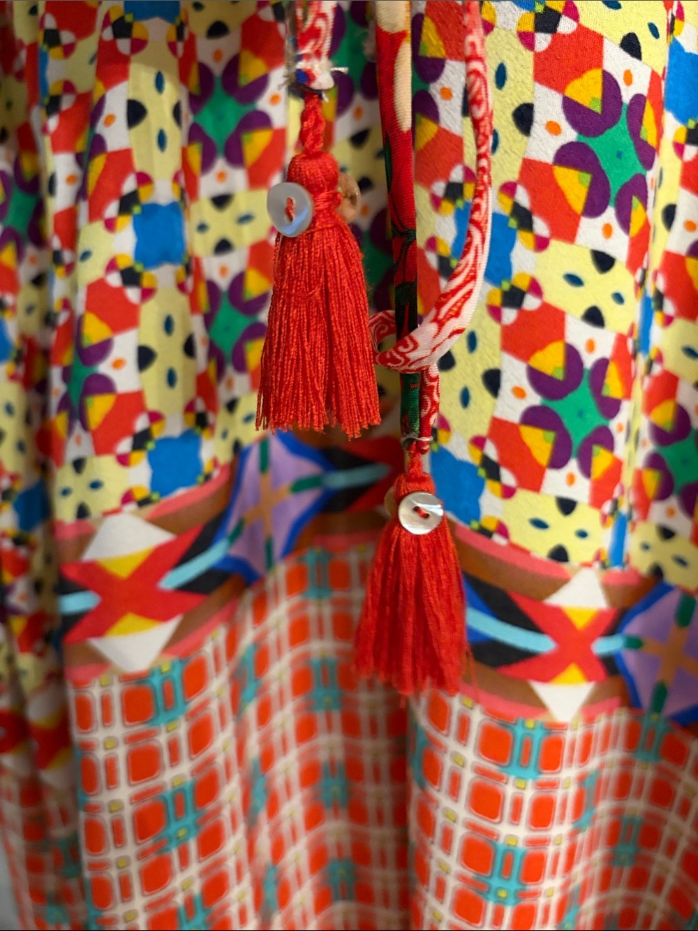 Johnny Was RAYNE patchwork dress XXL - Picture 5 of 6